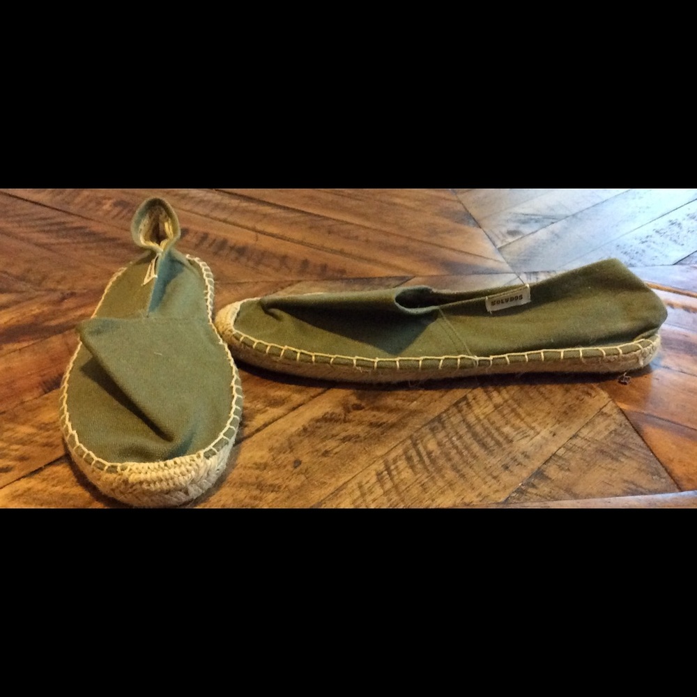 Olive Green Soludos Espadrilles